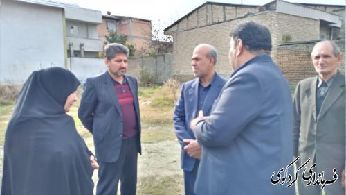بازدید از زمین احداث خانه مهربازنشستگان  /دیدار با اعضای کانون بازنشستگان فرهنگیان کردکوی 