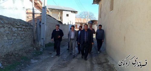 بازدید فرماندار کردکوی از روستای کوهستانی کنداب