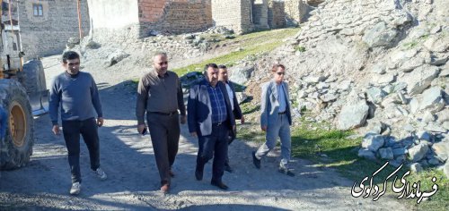 بازدید فرماندار کردکوی از روستای کوهستانی کنداب