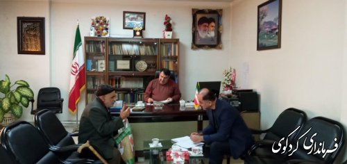 فرماندار شهرستان کردکوی با تعدادی از شهروندان دیدار و گفتگو کرد