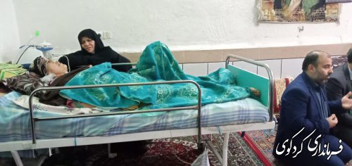 دیدار استاندار گلستان با خانواده شهیدان مهدان در کردکوی