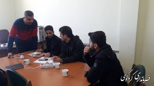 بازدید ابراهیم قدمنان از فعالیتهای حوزه فناوری اطلاعات  ستاد انتخابات شهرستان کردکوی
