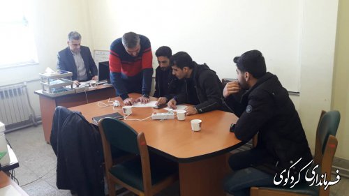 بازدید ابراهیم قدمنان از فعالیتهای حوزه فناوری اطلاعات  ستاد انتخابات شهرستان کردکوی