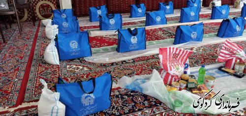 ۱۶۰ بسته کمک معیشتی در بین مستمندان سطح شهرستان توزیع شد