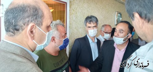 دکتر حق شناس استاندار گلستان از روستاهای کوهستانی شهرستان کردکوی بازدید کرد