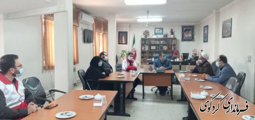 معاون امداد و نجات  به اتفاق  نماینده ولی فقیه جمعیت هلال احمر استان  و اعضای شورای اجرایی شهرستان با فرماندار کردکوی دیدار کردند 