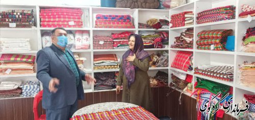 قدمنان فرماندارکردکوی از فروشگاه ونمایشگاه کارآفرین موفق شهرستان  بازدید  کردند.