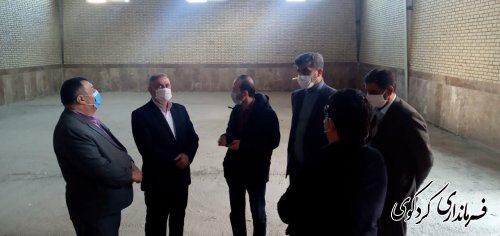 بازدید مدیرکل ورزش و جوانان استان و فرماندار کردکوی از پروژه های ورزشی شهرستان