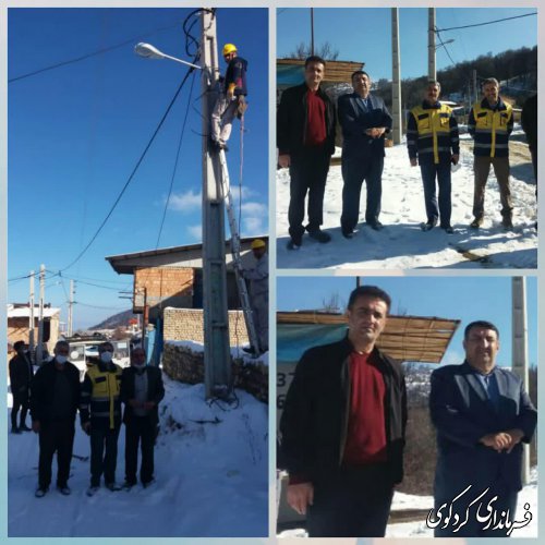 اتمام طرح تبدیل سیستم انتقال برق به سه روستای مناطق کوهستانی کردکوی