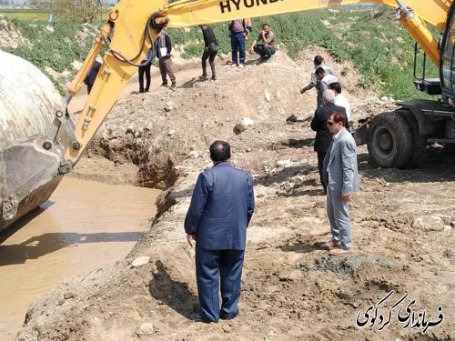 آغاز عملیات اجرایی ساخت جاده ارتباطی روستای مهترکلاته به بزرگراه کردکوی به گرگان