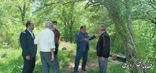  فرماندار کردکوی از چگونگی ساخت امامزاده چهارکوه شهرستان کردکوی بازدید کرد.