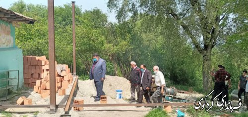  فرماندار کردکوی از چگونگی ساخت امامزاده چهارکوه شهرستان کردکوی بازدید کرد.