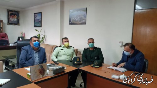 نشست ستاد پیشگیری و مقابله با بیماری کرونا استان به ریاست دکتر حق شناس استاندار گلستان