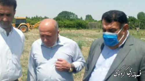 عملیات اجرایی ساخت میدان بار غرب استان در شهر کردکوی شروع شد
