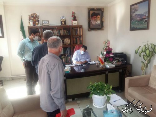 تعدادی از شهروندان با فرماندارکردکوی دیدار و گفتگو کردند