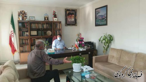 تعدادی از شهروندان با فرماندارکردکوی دیدار و گفتگو کردند