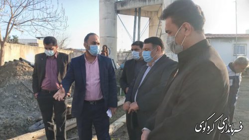 بازدید فرماندار کردکوی از پروژه آبرسانی روستای یساقی شهرستان