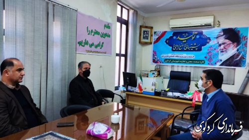 بازدیدهای سرزده امروز  دکتر مولایی ف فرماندار کردکوی از  از ادارات صمت و مخابرات شهرستان