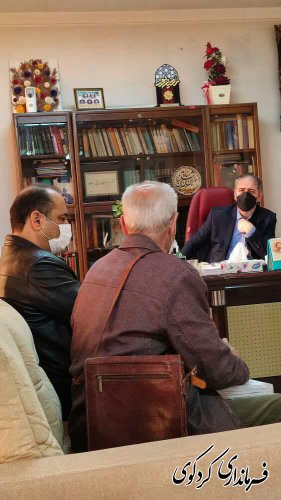 امروز سه شنبه در روز ملاقات عمومی تعدادی از شهروندان با فرماندار کردکوی دیدار کردند