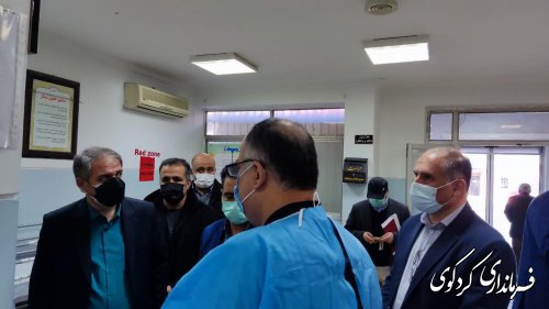 بازدید فرماندار کردکوی از بخشهای گوناگون بیمارستان فوق تخصصی جراحی قلب گلستان