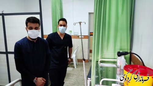 بازدید فرماندار کردکوی از بخشهای گوناگون بیمارستان فوق تخصصی جراحی قلب گلستان
