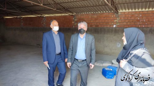  فرماندار کردکوی از یک واحد تولیدی پرورش کپک و قرقاول در روستای سالیکنده بازدید کرد.