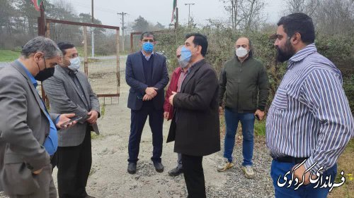 بازدید فرماندار از پروژه های نیمه کاره شهرستان کردکوی