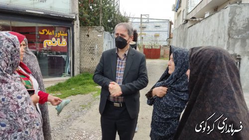 رسیدگی فوری فرماندار به مشکلات مردم شهر کردکوی در زمینه کمبود آب شورب.