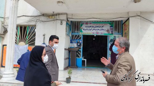 بازدید فرماندار کردکوی از مدارس سطح شهرستان