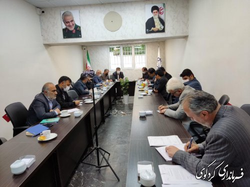 سومین جلسه هماهنگی تشکیل شرکت سرمایه گزاری توسعه  گردشگری  غرب گلستان در کردکوی برگزار شد