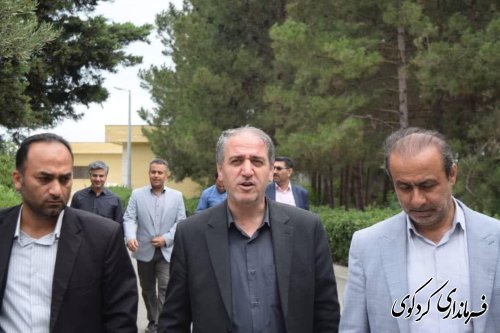 فرماندار از مجتمع های آبرسانی روستاهای سرکلاته و النگ و مجتمع فضلاب شهری کردکوی بازدیدکنند کردند