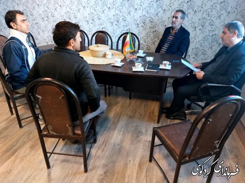 امروز سه شنبه نیز تعداد زیادی از شهروندان با فرمادار کردکوی دیدار کردند
