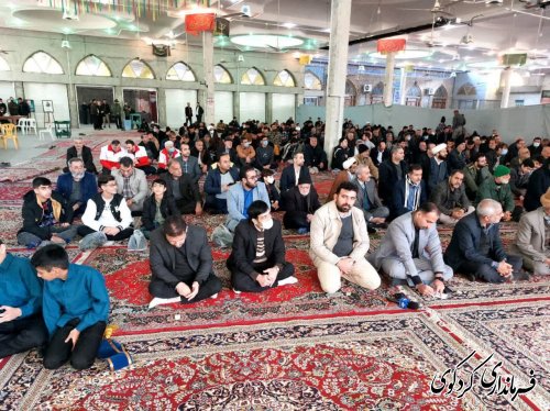 برگزاری مراسم یوم الله نهم دی در مصلای نماز جمعه شهر کردکوی 