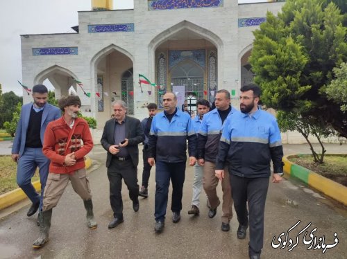 بازدید مدیر کل میراث فرهنگی و فرماندار کردکوی ار تفرجگاهای شهرستان کردکوی