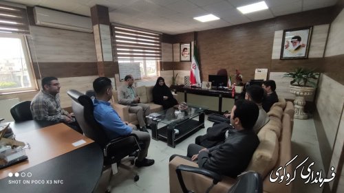 دیدار معاون دفتر بازرسی استانداری گلستان با فرماندار کردکوی