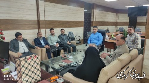 دیدار معاون دفتر بازرسی استانداری گلستان با فرماندار کردکوی