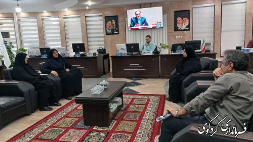 دیدار فرماندار کردکوی با اعضای ستاد انتخابات استان