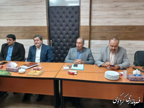 جلسه تعیین تعداد و مکان شعب اخذ رای انتخابات شهرستان کردکوی برگزار شد