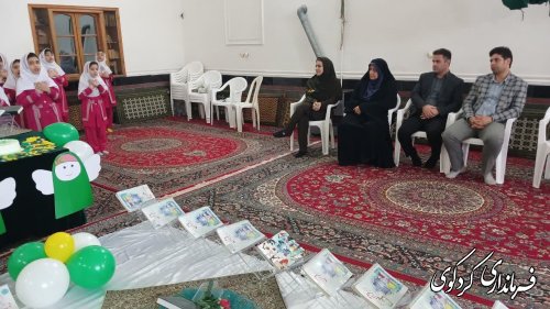 جشن قرآن کلاس سومی ها در دبستان امین شهرستان کردکوی با حضور خانم ترک فرماندار برگزار شد .