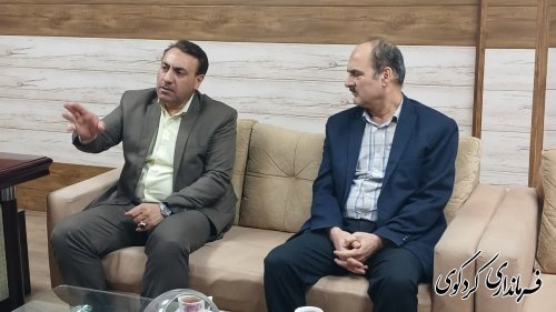دیدار مدیر کل دامپزشکی استان گلستان با فرماندار کردکوی 