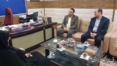 دیدار مدیر کل دامپزشکی استان گلستان با فرماندار کردکوی 