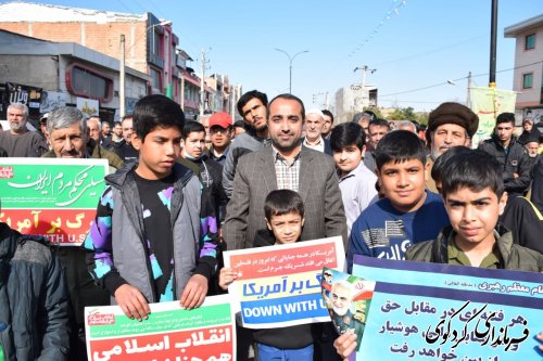 گزارش تصویری // راهپیمایی 22 بهمن مردم شهید پرور شهرستان کردکوی