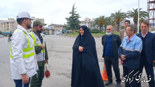 گزارش تصویری // بازدید عیدانه ترک فرماندار و رییس ستاد سفر شهرستان کردکوی از دستگاه‌های خدمات رسان