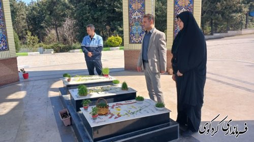 بازدید فرماندار کردکوی  از اسکان مسافرین نوروزی