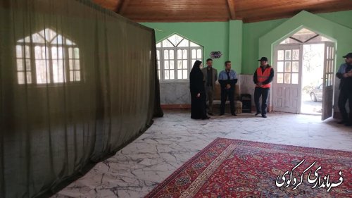 بازدید فرماندار کردکوی  از اسکان مسافرین نوروزی