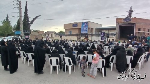 گزارش تصویری // مراسم خیابانی گرامیداشت شهدای خدمت روستای دنگلان شهرستان کردکوی