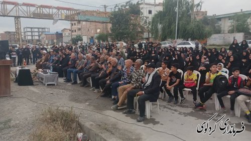 گزارش تصویری // مراسم خیابانی گرامیداشت شهدای خدمت روستای دنگلان شهرستان کردکوی