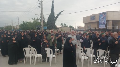 گزارش تصویری // مراسم خیابانی گرامیداشت شهدای خدمت روستای دنگلان شهرستان کردکوی