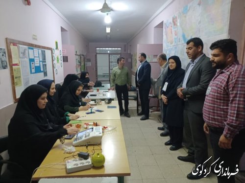 گزارش تصویری // حضور مردم شهرستان کردکوی در پای صندوق اخذ رای 